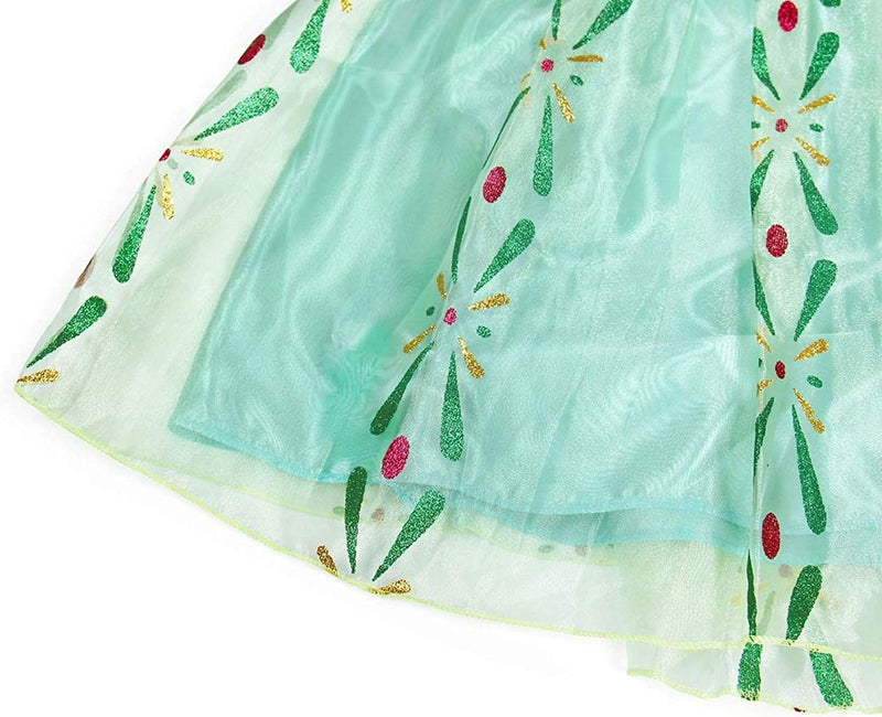 [Australia] - Xinfenglai Green Girls Cosplay Dance Dress Princess Costume 2-3T 