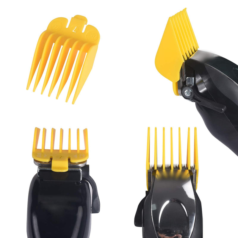 [Australia] - 8 Professional Hair Clipper Guards Cutting Guides Fits for Most Wahl Clippers with Organizer, Color Coded Clipper Combs Replacement - 1/8" to 1" 