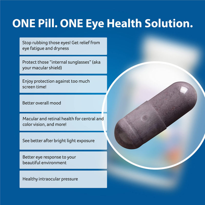 [Australia] - Dr. Whitaker's Vision Essentials Ultra | Comprehensive Support with Just One Daily Pill for Macula & Retina Health, Eye Strain, Ocular Pressure, Dry Eyes, Mood Support and More 