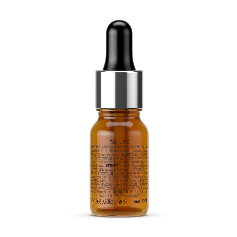 [Australia] - Tan Luxe THE FACE Self Tan Drops, Dark (10 ml) Add Tanning Drops to Skin Care for Custom Face Tan, Cruelty Free & Vegan The Face Dark 