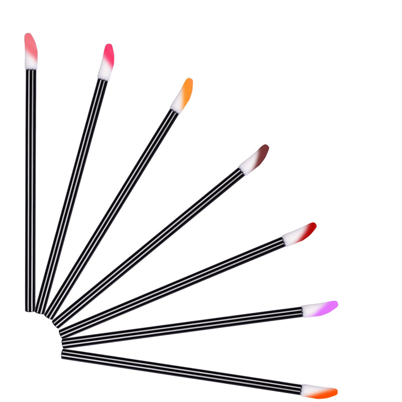 [Australia] - Disposable Lipstick Wands Applicators 600pcs - Disposable Lip Brushes Disposable Lip Wands ECBASKET Lipgloss Applicators Tester Wands Disposable Makeup Applicators Makeup Brushes Tool Kits Black 