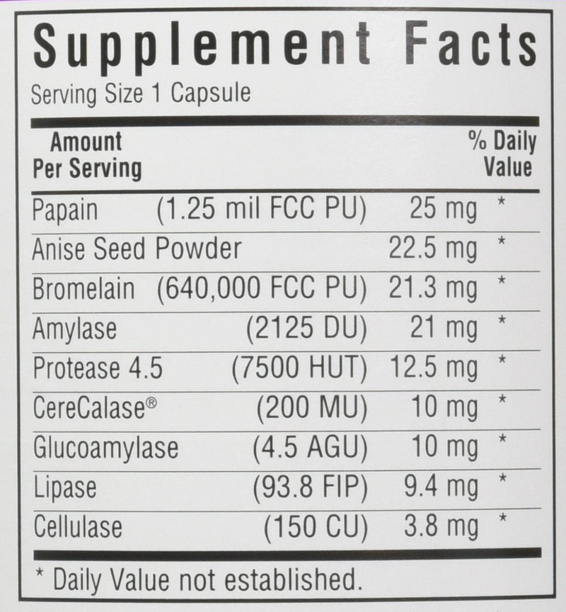 [Australia] - BlueBonnet Full Spectrum Optimum Enzymes Vegetarian Capsules, 180 Count 