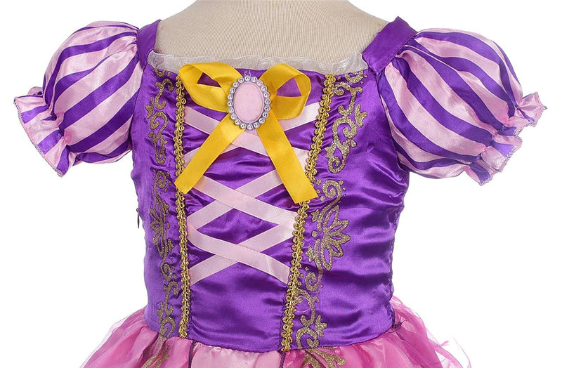 [Australia] - Dressy Daisy Girls' Princess Dress up Fairy Tales Costume Cosplay Party with Long Braid Accessories 12-18 Months Dress Only 