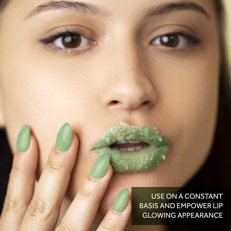 [Australia] - 100% Natural Vegan 2 in 1 Green Tea Lip Sleeping Mask and Lip Scrub Kit - Exfoliate and Moisturize Treatment for Dry Lips and for Moisturizing Overnight - Enhance Lips Appearance - 15 PAIRS 