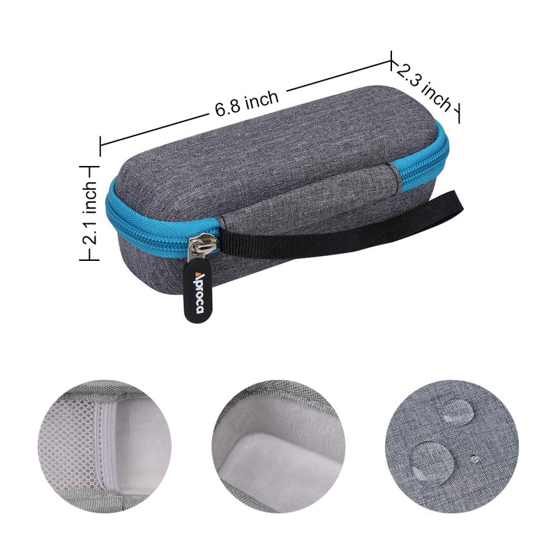 [Australia] - Aproca Hard Storage Travel Case, for The Breather Inspiratory/Expiratory Respiratory Muscle Trainer Gray 