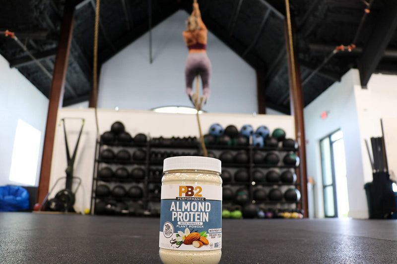 [Australia] - PB2 Performance Almond Protein Powder with Madagascar Vanilla – [1 lb/16 oz Jar] – 20g of Vegan Plant Based Protein Powder, Non GMO, Gluten Free, Non Dairy 