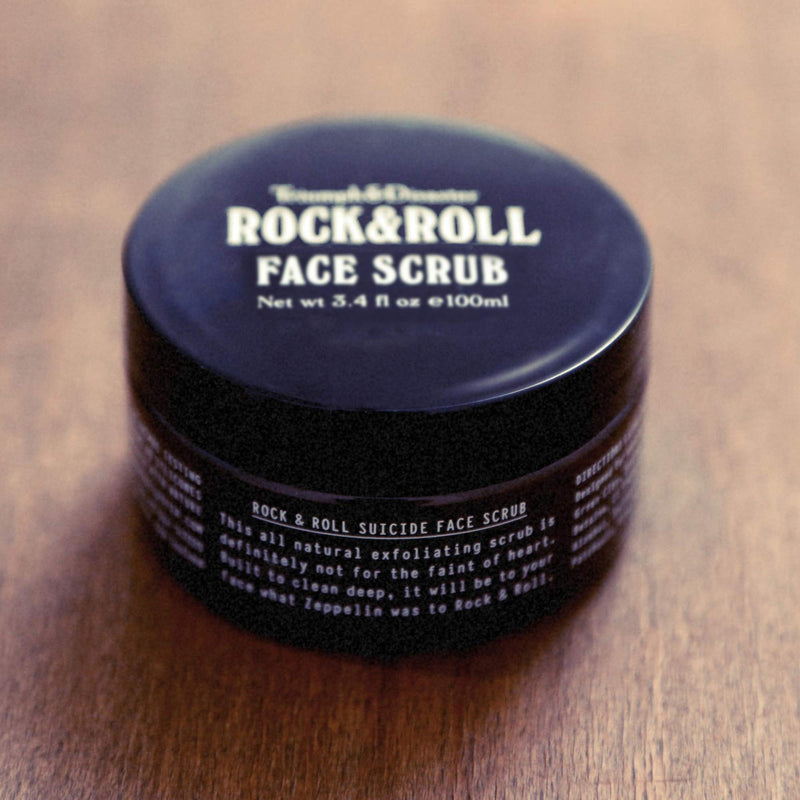 [Australia] - Triumph & Disaster Rock & Roll - Volcanic Ash and Green Clay Face Scrub ‚Äì Natural Pore-Cleansing Blackhead-Removing Skin Nourishing Facial Exfoliator 145g 