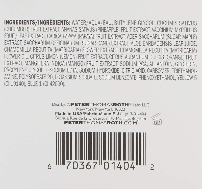 [Australia] - Peter Thomas Roth Cucumber Gel Masque 5 oz 