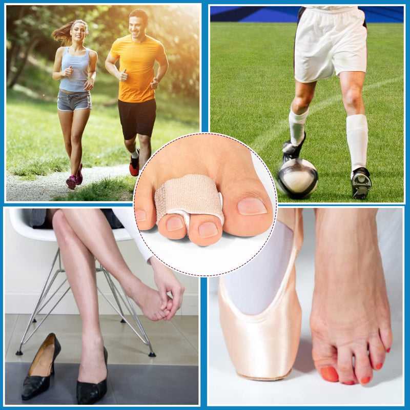 [Australia] - Kimihome 9 Packs Toe Splints, Toe Corrector for Overlapping Toe, Hammer Toe Straighteners for Curled Toes, Crooked Toes and Hammer Toes 