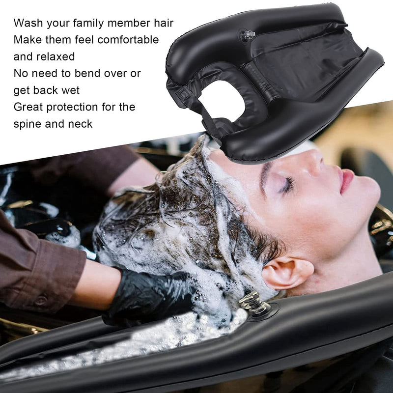 [Australia] - Inflatable Shampoo Bowl, Hair Washing Basin Quick Portable Shampoo Bowl Lightweight for Elderly, Disabled, Children, Elderly, Disabled, Pregnant, Injured 