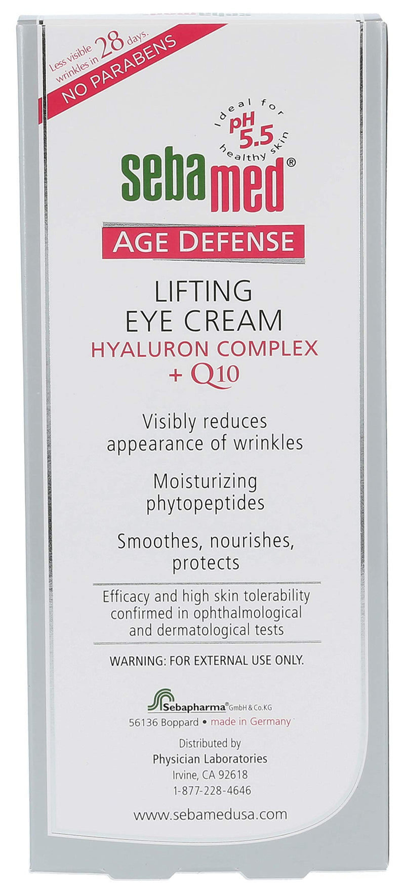 [Australia] - Sebamed Q10 Age Defense Eye Cream, 0.5 Fluid Ounce 1 Pack 