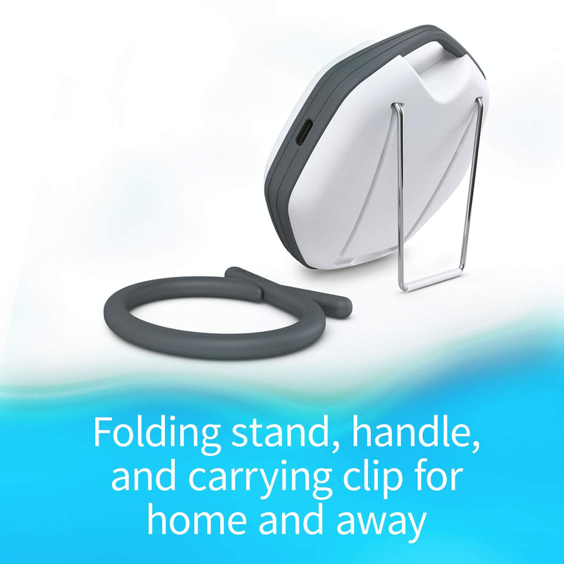 [Australia] - Adaptive Sound Technologies LectroFan Alpha Non-Looping Sleep Sound Machine for Babies Toddlers and Adults, Alpha White Travel 