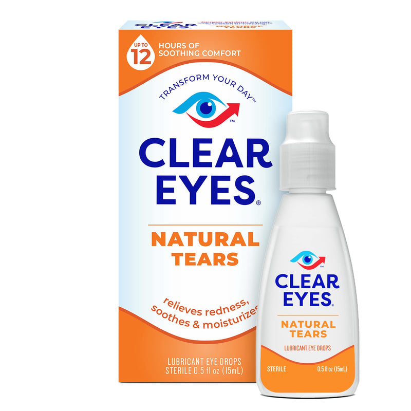 [Australia] - Clear Eyes Natural Tears Eye Drops, 0.5 Fl Oz 0.5 Fl Oz (Pack of 1) 