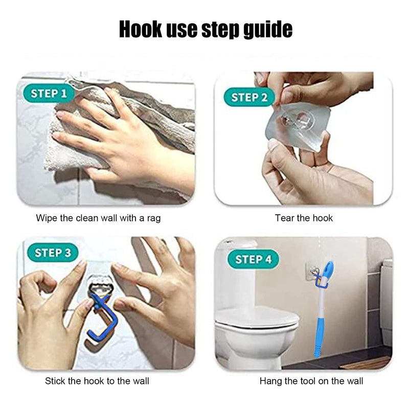 [Australia] - Weohoviy Paper Wiping Aids, Folding Toilet Aid Wiper Long Reach Comfort Tissue Grip Wiper for Limited Mobility Elderly 