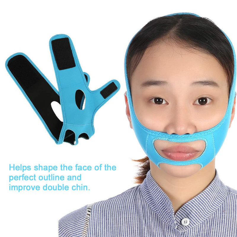[Australia] - Facial Lifting Slimming Belt, V-Line Chin Cheek Lift Up Band, Chin Up Patch Double Chin Reducer, Anti Wrinkle Lifting Chin Correction Belt Strap for Women Men 