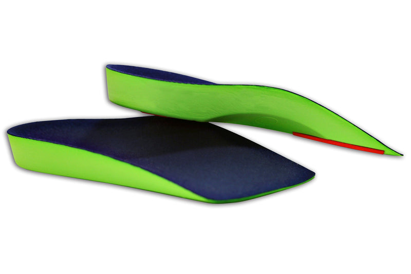 [Australia] - KidSole 3/4 Length Neon Shield Arch Support Insole for kids with foot pronation, flat feet, or any other undiagnosed arch support issues (Big Kids Size US 4-7.5) Big Kids Size US 4-7.5 