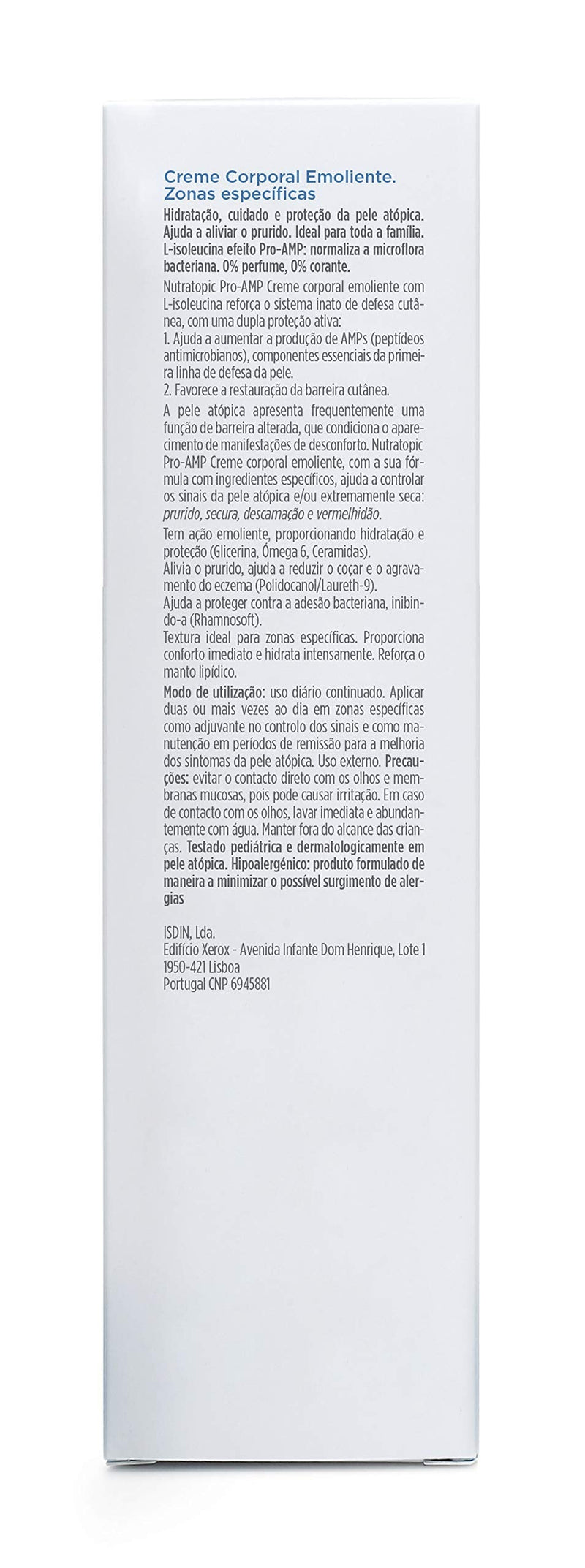 [Australia] - ISDIN Nutratopic Emollient Cream ‚Äì 200 ml. 