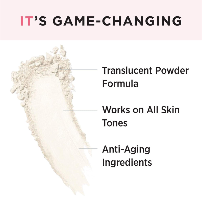 [Australia] - IT Cosmetics Bye Bye Pores Pressed Finishing Powder - Universal Translucent Shade - Contains Anti-Aging Peptides, Silk, Hydrolyzed Collagen & Antioxidants - 0.31 oz 