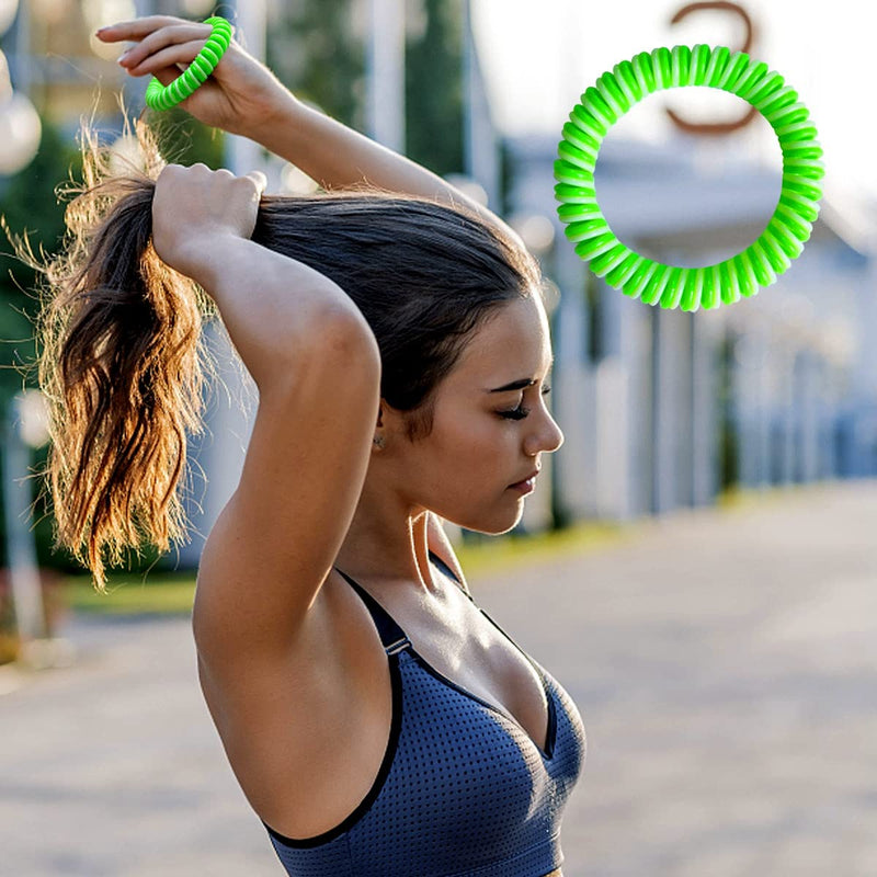 [Australia] - Mosquito Repellent Bracelet 12 Pack, PandyCare Insect, Midge & Mosquito Bands Wristbands for Adults, Kids & Baby - 2 Coils in 1, Waterproof, 100% Natural Plant Essential Oil, Deet Free with 300 Hours 