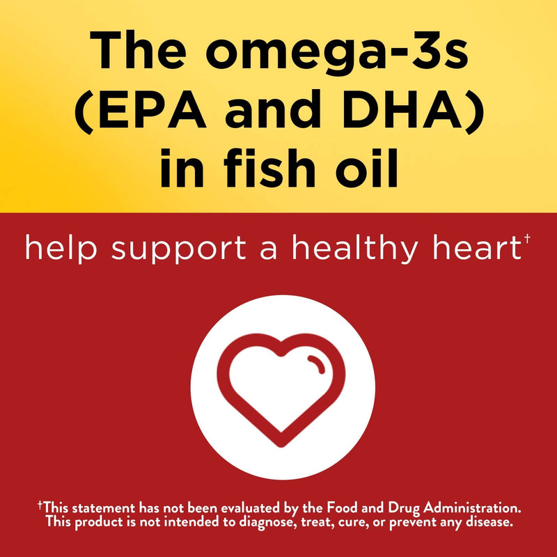 [Australia] - Nature Made Burp-Less Fish Oil 1000 mg with 300 mg Omega-3, Dietary Supplement for Healthy Heart Support, 150 Softgels, 75 Day Supply 150 Count (Pack of 1) 