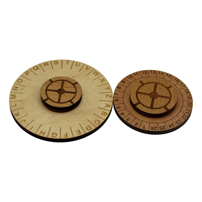 [Australia] - Hide and Seek Cipher Decoder Ring - Two Piece Escape Room Cipher Wheel 