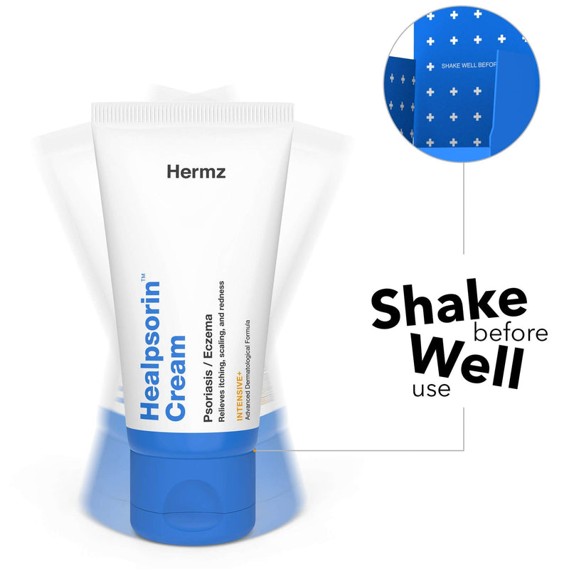 [Australia] - Cream for Psoriasis, Eczema, Rosacea and Dermatitis - Reduces Dryness and Inflammation - Treatment for Itchy, Cracked and Irritated Skin - Dermatology - Healpsorin 