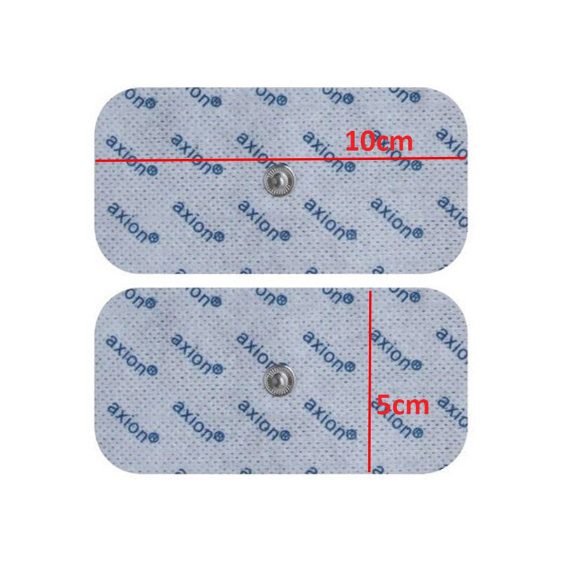 [Australia] - Compatible electrodes SANITAS BEURER Compatible - 4 TENS & EMS Pads electrostimulation Machines - 3.5mm Button - axion Brand Quality 