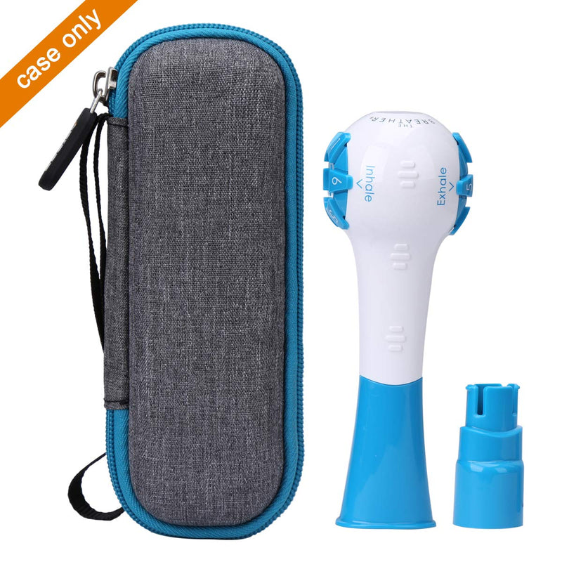 [Australia] - Aproca Hard Storage Travel Case, for The Breather Inspiratory/Expiratory Respiratory Muscle Trainer Gray 