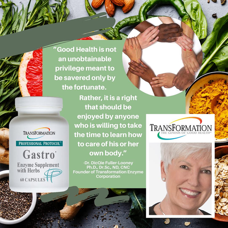 [Australia] - Gastro, Supplement with Herbs Formulated to Alleviate Gastrointestinal Discomfort and Promote Digestive Function, Support for Relief of Heart Burn Transformation Enzyme (60) 60 