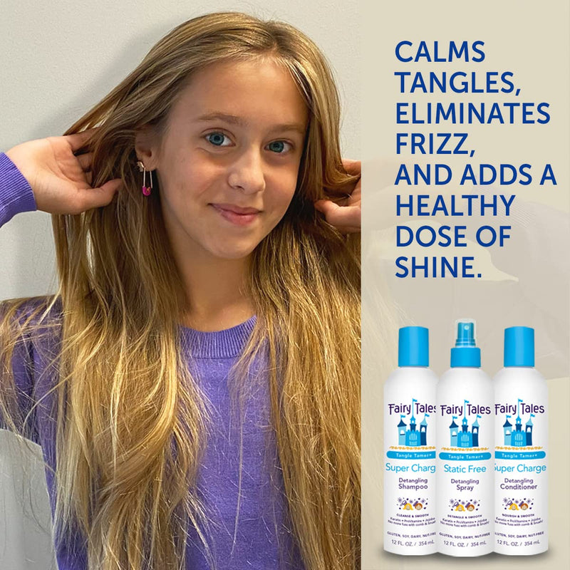 [Australia] - Fairy Tales Tangle Tamer Detangling Conditioner for Kids - Ultra Moisturizing and  Anti Frizz Protection  - Paraben Free, Sulfate Free - 12 Oz 