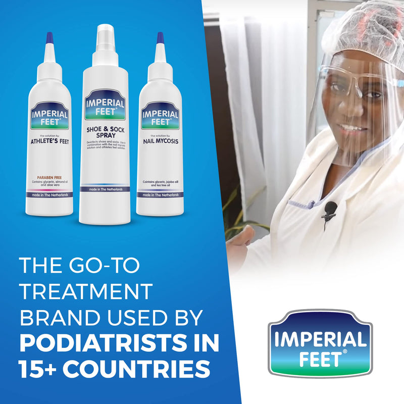 [Australia] - Shoe and Sock Spray for Fungal Nail Treatment | Athletes Foot & Anti Toe Nail Fungus Treatment | Ringworm Foot Care Shoe Freshener | 150 ML Imperial Feet 