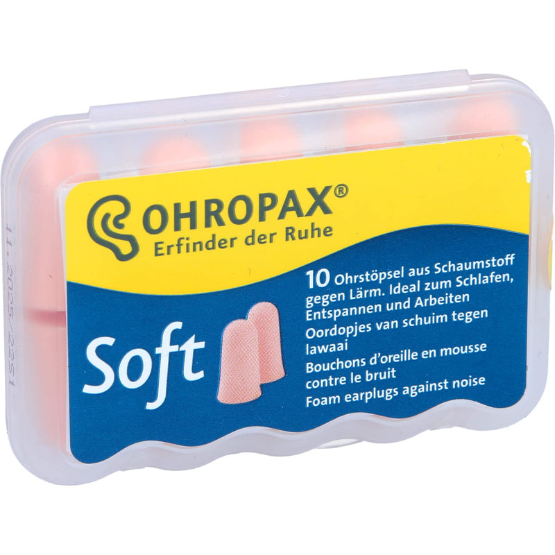 [Australia] - Ohropax Soft Foam Ear Plugs (10 Ear Plugs) 