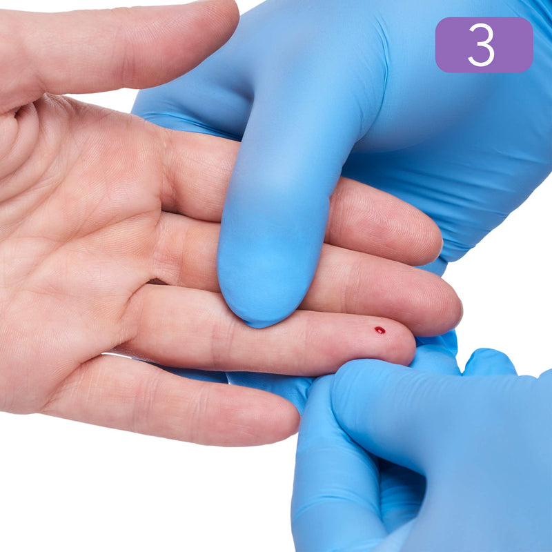 [Australia] - MediVena ONE-CARE PRO Safety Lancets, Top Push Button Activated, 30G x 1.2mm, 100/bx, Sterile, Gentle & Comfortable Sampling 