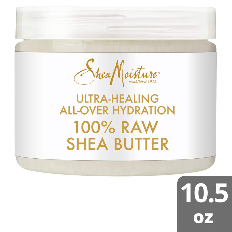 [Australia] - Sheamoisture for Ultra-Healing for Dry Skin 100% Raw Shea Butter for All-Over Hydration 10.5 oz, WHITE 10.5 Fl Oz (Pack of 1) 