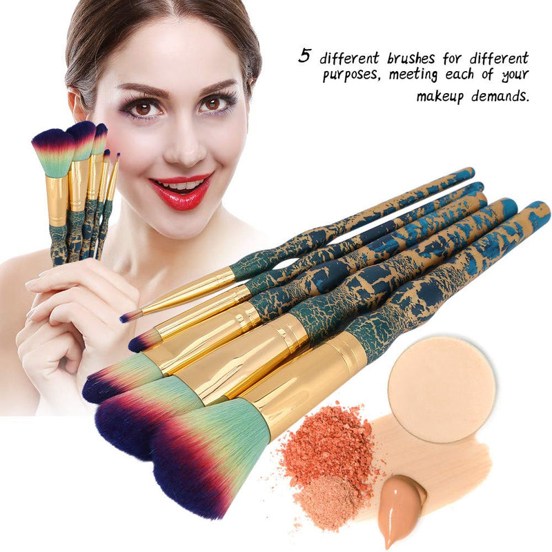 [Australia] - Makeup Brush Set with Premium Fiber, Eyebrow Foundation Concealer Eyeshadow Highlight Contour Facial Makeup Cosmetics Brushes Kit 