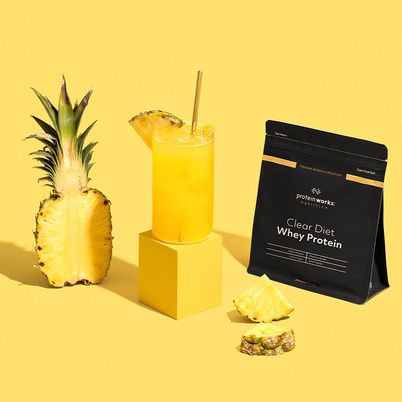 [Australia] - Protein Works - Clear Diet Whey Protein Isolate Powder | Refreshing High Protein Drink | Pina Colada Classic | 500g 