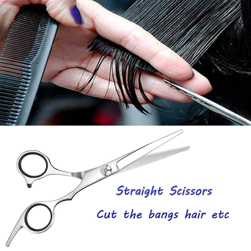 [Australia] - ESSOY Professional Hair Cutting Scissors/Shears (6.5-Inches), Stainless Steel Haircut Scissor with Fine Adjustment Screw for Home Salon,Barber Hairdressing Scissor for Women Men Kids 