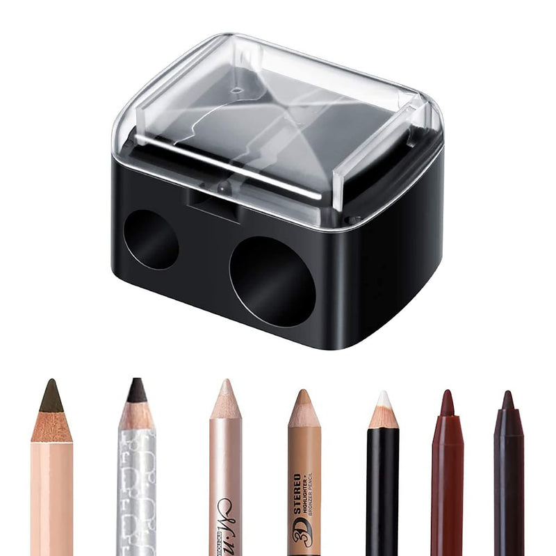 [Australia] - 5 Pack Make up Pencil Sharpener 2 Holes Dual Pencil Sharpener Professional Multi-Sized Eyebrow Pencil Sharpener Cosmetic Pencil Sharpener for Lip Liner,Eyebrow Pencil,Eyeliner Pencils 