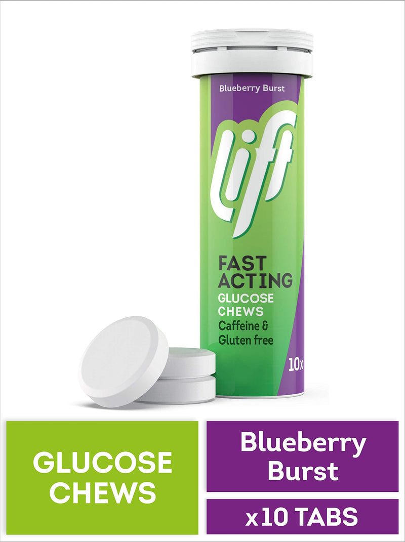 [Australia] - Lift | Fast-Acting Glucose Chewable Energy Tablets | Mixed Flavours | 6 Pack of 10-Tablet Tubes 10 Count (Pack of 6) 