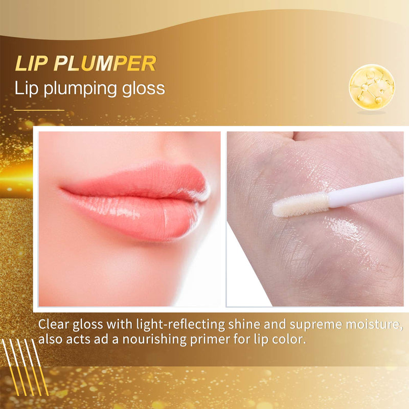 [Australia] - JollaLuna Lip Plumper Gloss, Natural Lip Plumper and Lip Care Serum, Lip Enhancer for Fuller, Lip Mask, Reduce Fine Lines, for Fuller & Hydrated Sexy Lips. 5 ml 