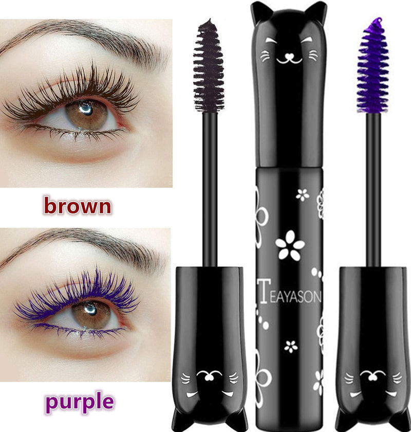 [Australia] - Cat eye mascara Eyes Makeup Color Mascara Waterproof Fast Dry Eyelashes Curling Lengthening Makeup Eye Lengthening, Lifting, Curling (6 color sets) 6 color sets 