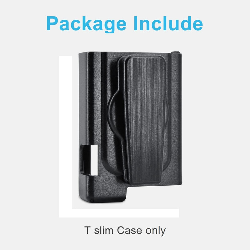 [Australia] - iGuerburn 360° Rotating Case for Tandem tslim X2, Insulin Pump Holder for t Slim/t:Slim G4, t: Holster Belt Clip Not Easy Fall & Break Pump Accessories (Black) Black 