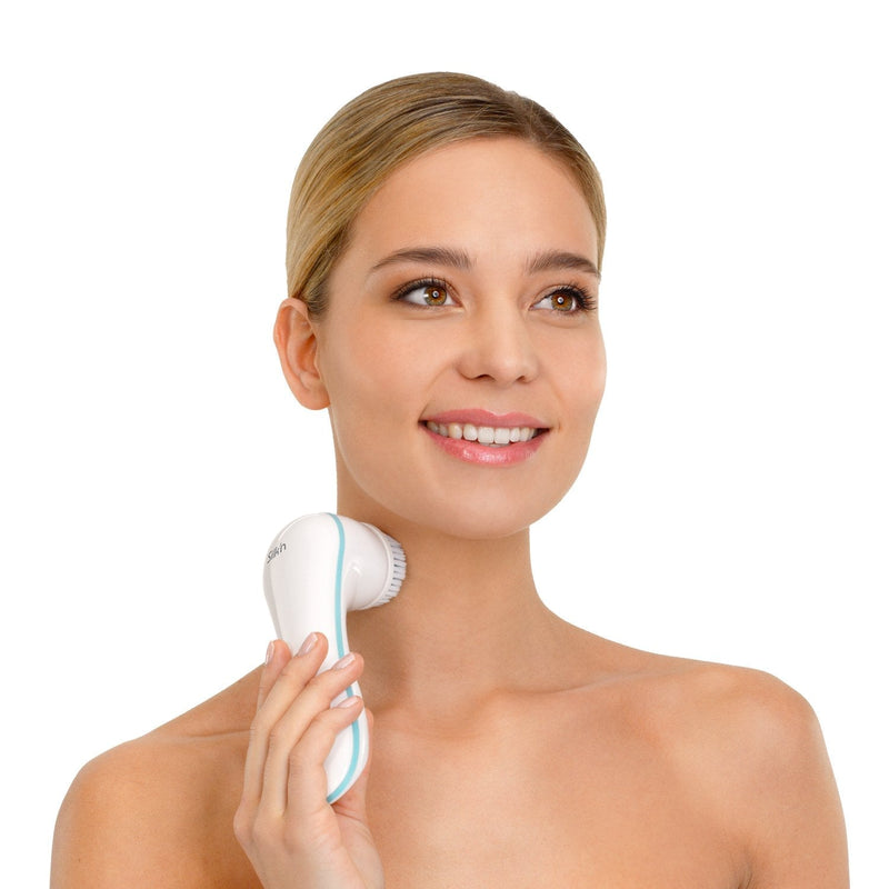 [Australia] - Silk'n Pure Brush Heads, Facial Massage - Gentle Cleansing and Massage for All Skin Types - White - 2 Pieces 