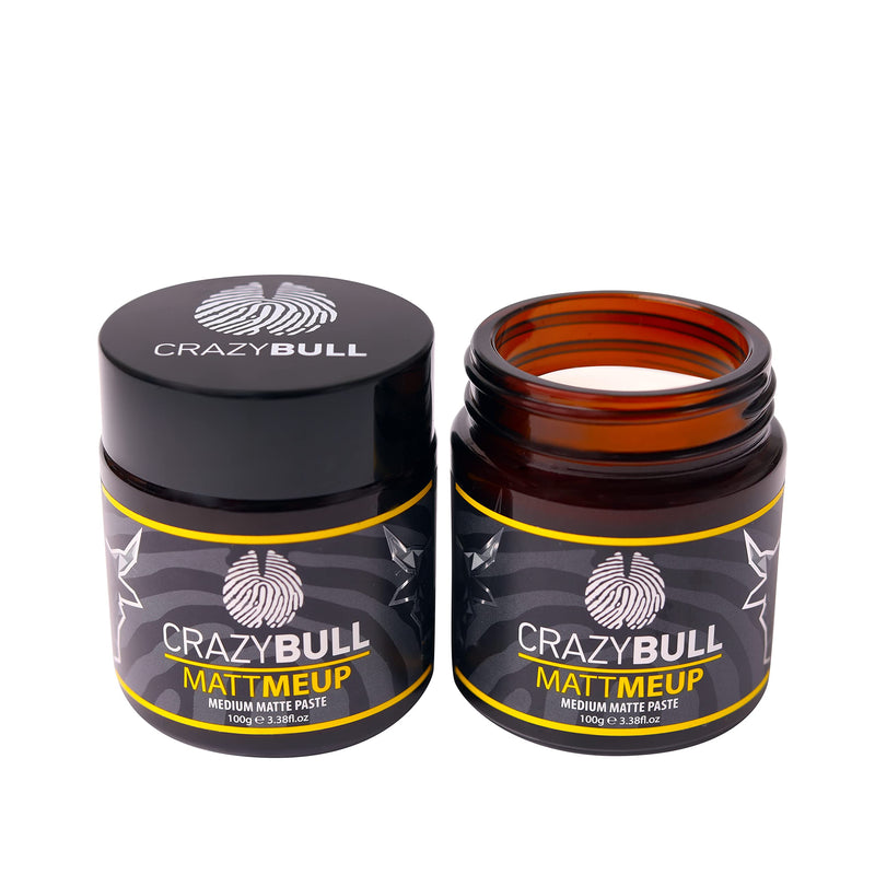 [Australia] - Crazy Bull MattMeUp Matte Finish Medium Hold Styling Paste 100g 