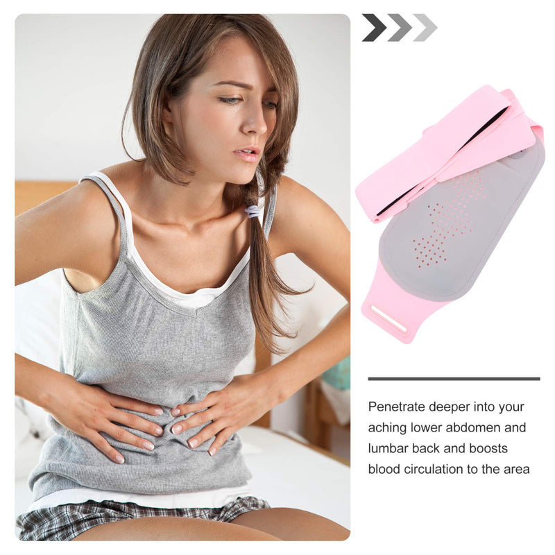 [Australia] - HEALLILY Menstrual Heating Pad Portable Women Heating Belt for Cramps and Period Pain Relief Style A Grey 