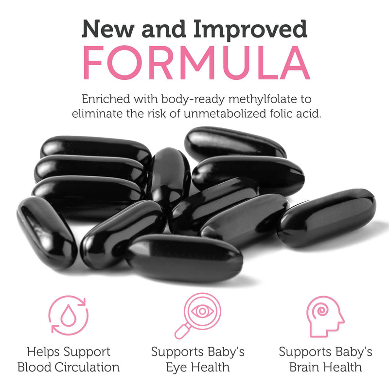[Australia] - Zahler Prenatal Vitamin with DHA & Folate - DHA Supplements & Prenatal Multivitamin for Mother and Child - Kosher Prenatal DHA Prenatal Vitamins with Iron, Pre Natal Softgels 60 Count 60 Count (Pack of 1) 