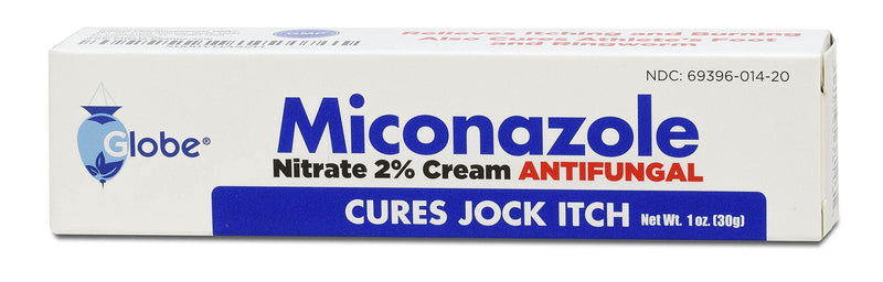 [Australia] - Globe Miconazole Nitrate 2% Anti fungal Cream | Cures Most Athletes Foot, Jock Itch, Ringworm | 1 OZ Tube (6 Pack) 