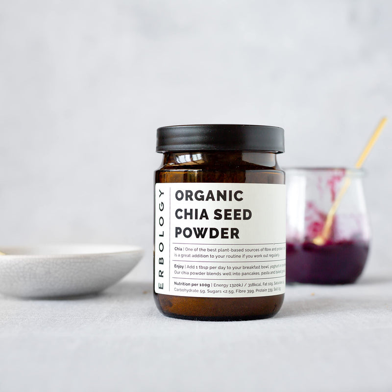 [Australia] - Organic Chia Powder 125g - from Cold-Pressed Chia Seeds - Rich in Protein and Fibre - Raw - Vegan - Gluten-Free 