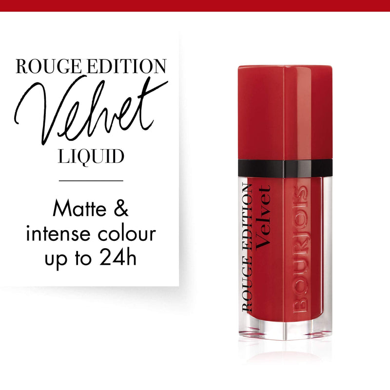 [Australia] - Bourjois Rouge Edition Velvet Liquid Lipstick 1 Personne Ne Rouge! Reds, 6.7ml 01 Personne Ne Rouge 