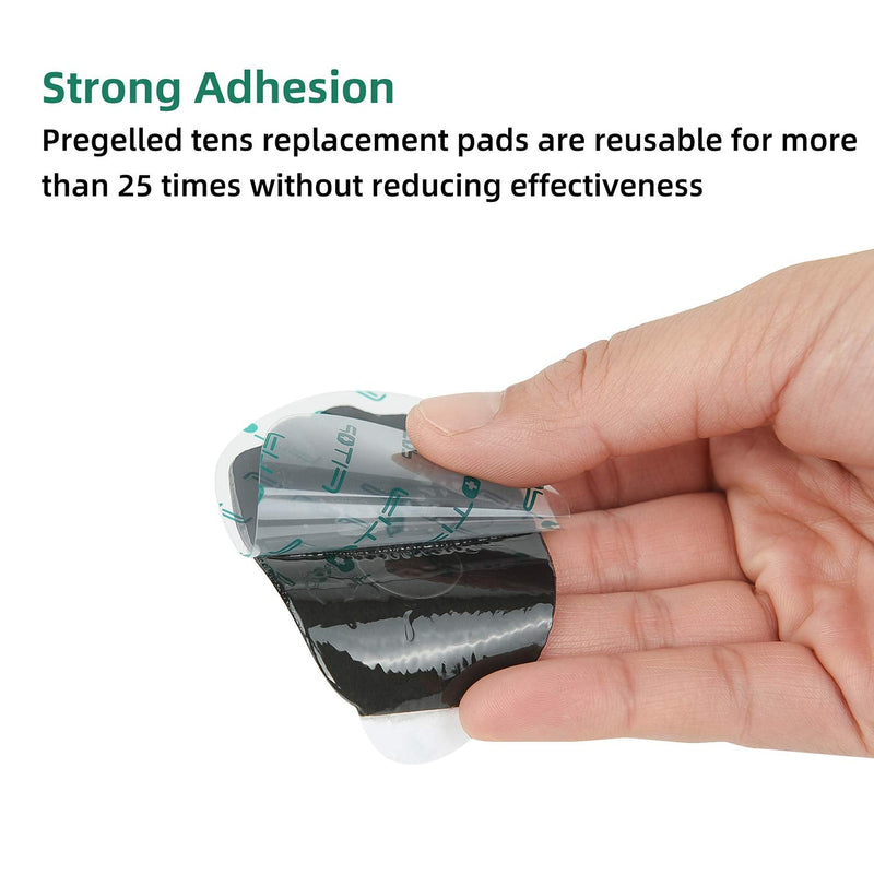 [Australia] - FITOP TENS Pads EMS Unit Snap Electrode 20 Pcs with Super Gel 